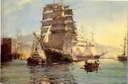 unknow artist Seascape, boats, ships and warships. 32 Spain oil painting artist
